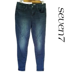 Seven7 Moto Skinny Jeans